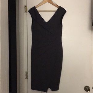 Charcoal Gray Cocktail Dress
